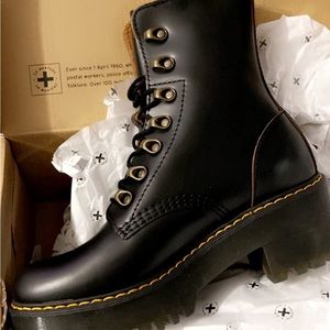 Dr. Martens “Leona” boots.
Add